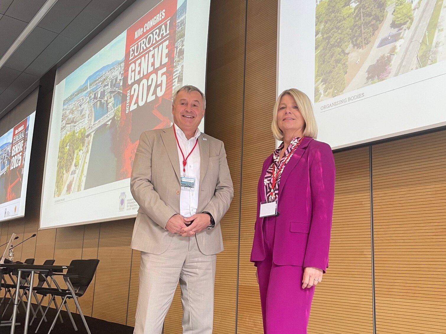 Hoscher und Anast beim EURORAI-Kongress in Genf